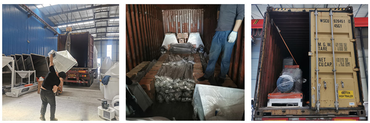 2套SZLH320顆粒機(jī)，料倉(cāng)，輸送機(jī)和配件已發(fā)送到烏茲別克斯坦